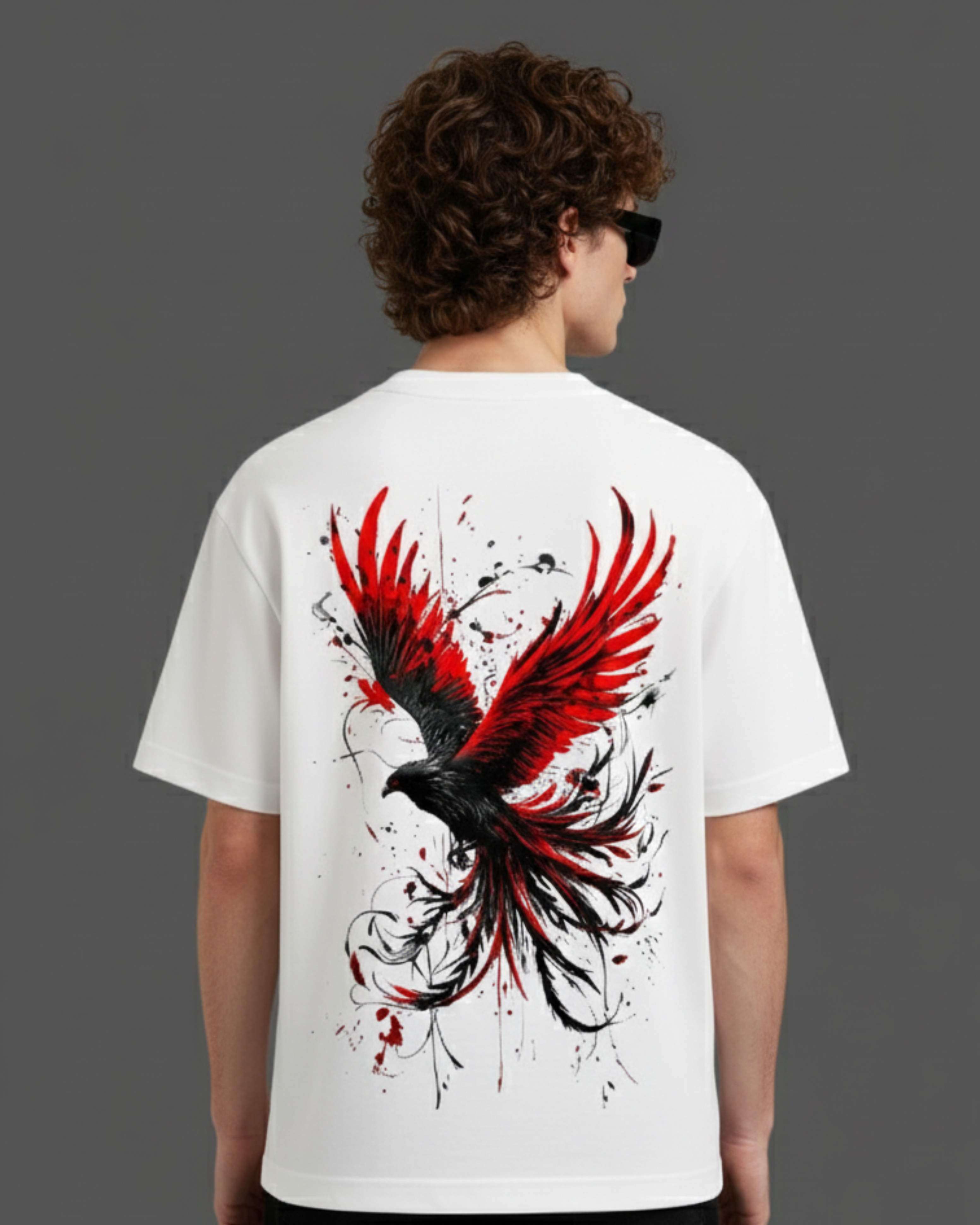 Red Falcon Oversize T-Shirt