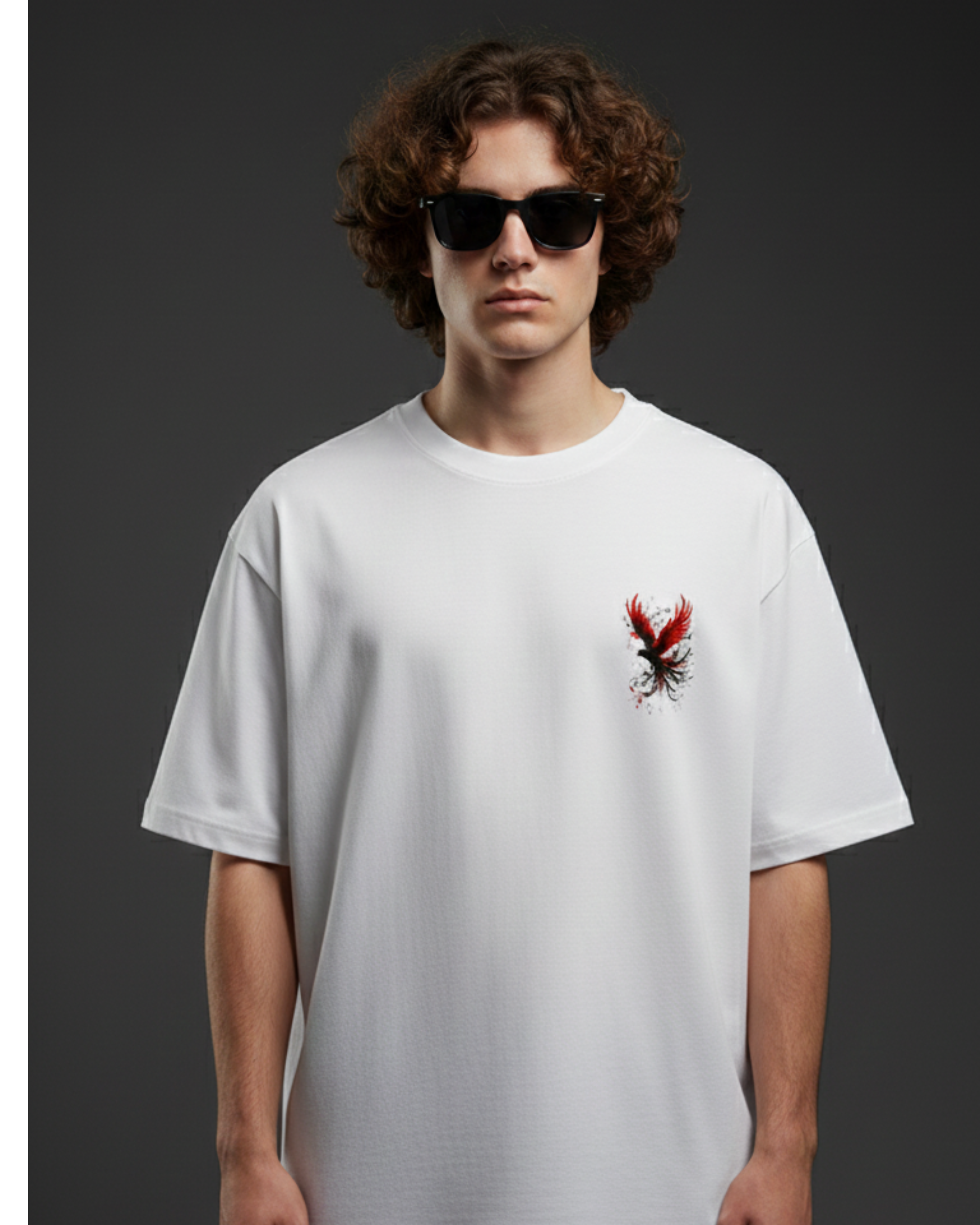 Red Falcon Oversize T-Shirt