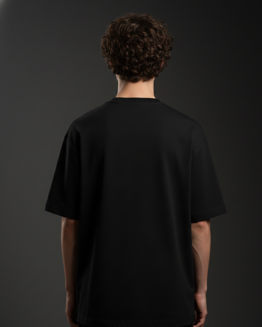 Raguel Black Oversize T-Shirt
