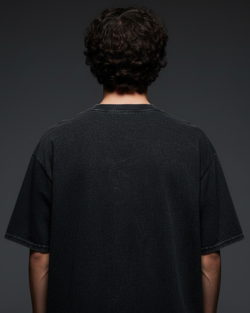 C-Rag Black Acidwash Oversize T-Shirt