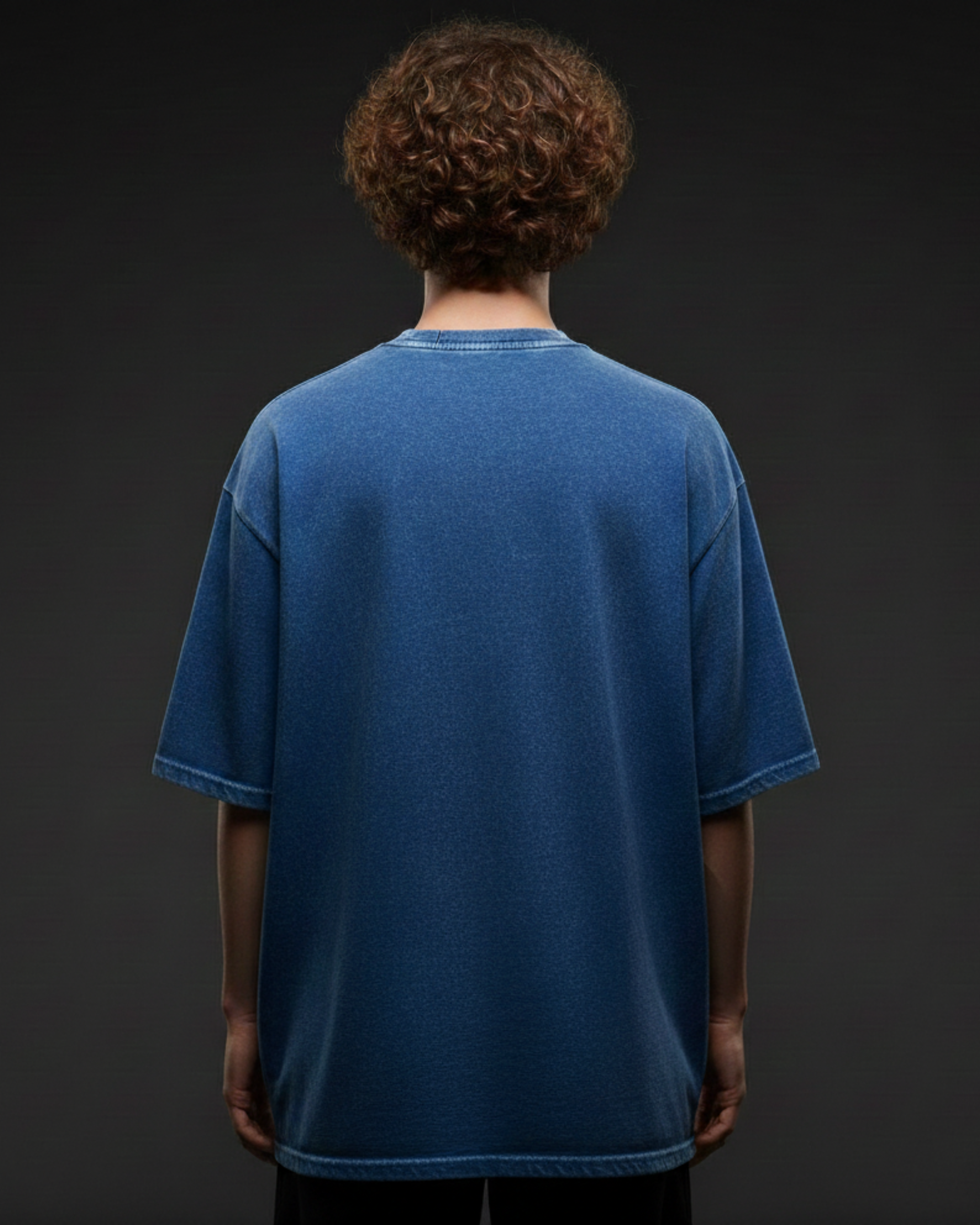 C-Rag Blue Acidwash Oversize T-Shirt