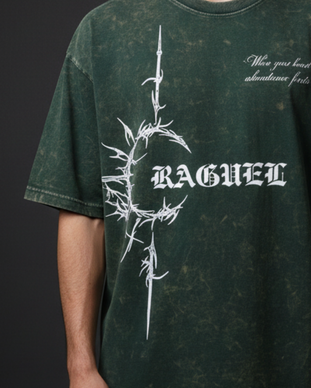 C-Rag Green Acidwash Oversize T-Shirt