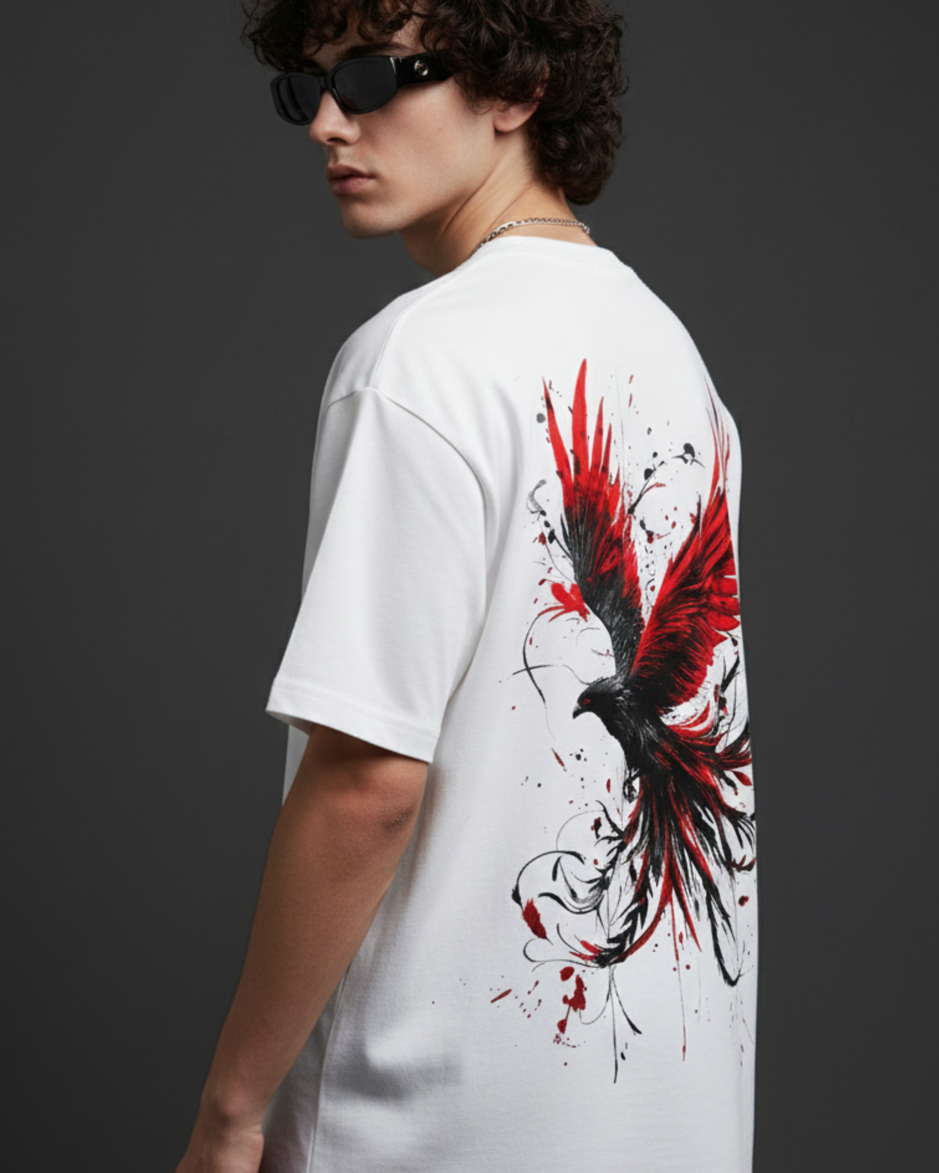 Red Falcon Oversize T-Shirt