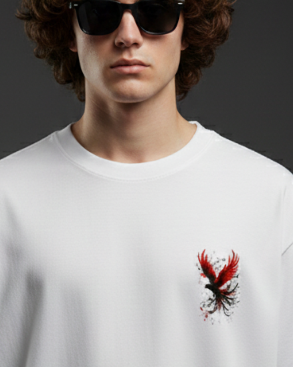 Red Falcon Oversize T-Shirt
