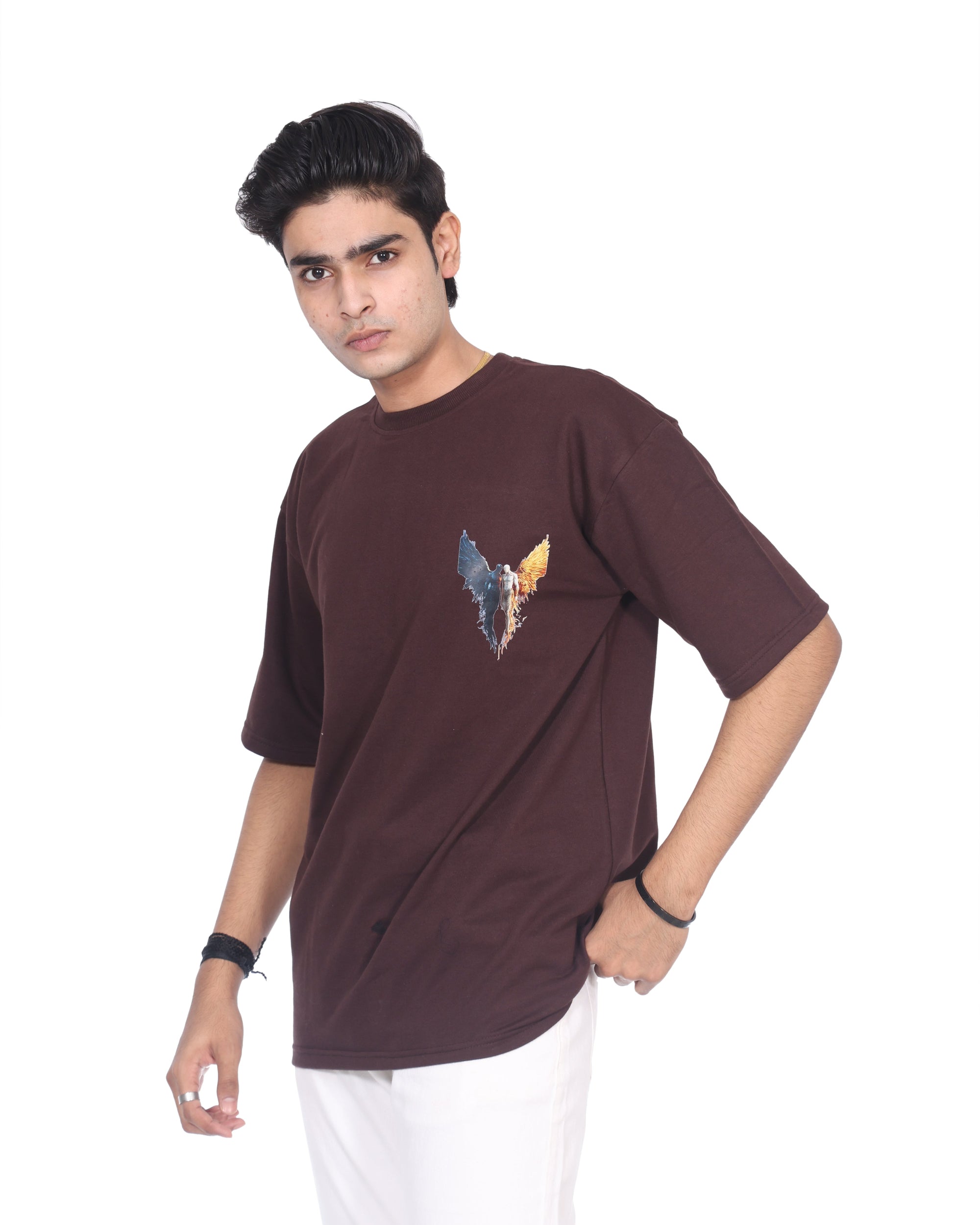 DEVIL & ANGEL Oversize T-shirt