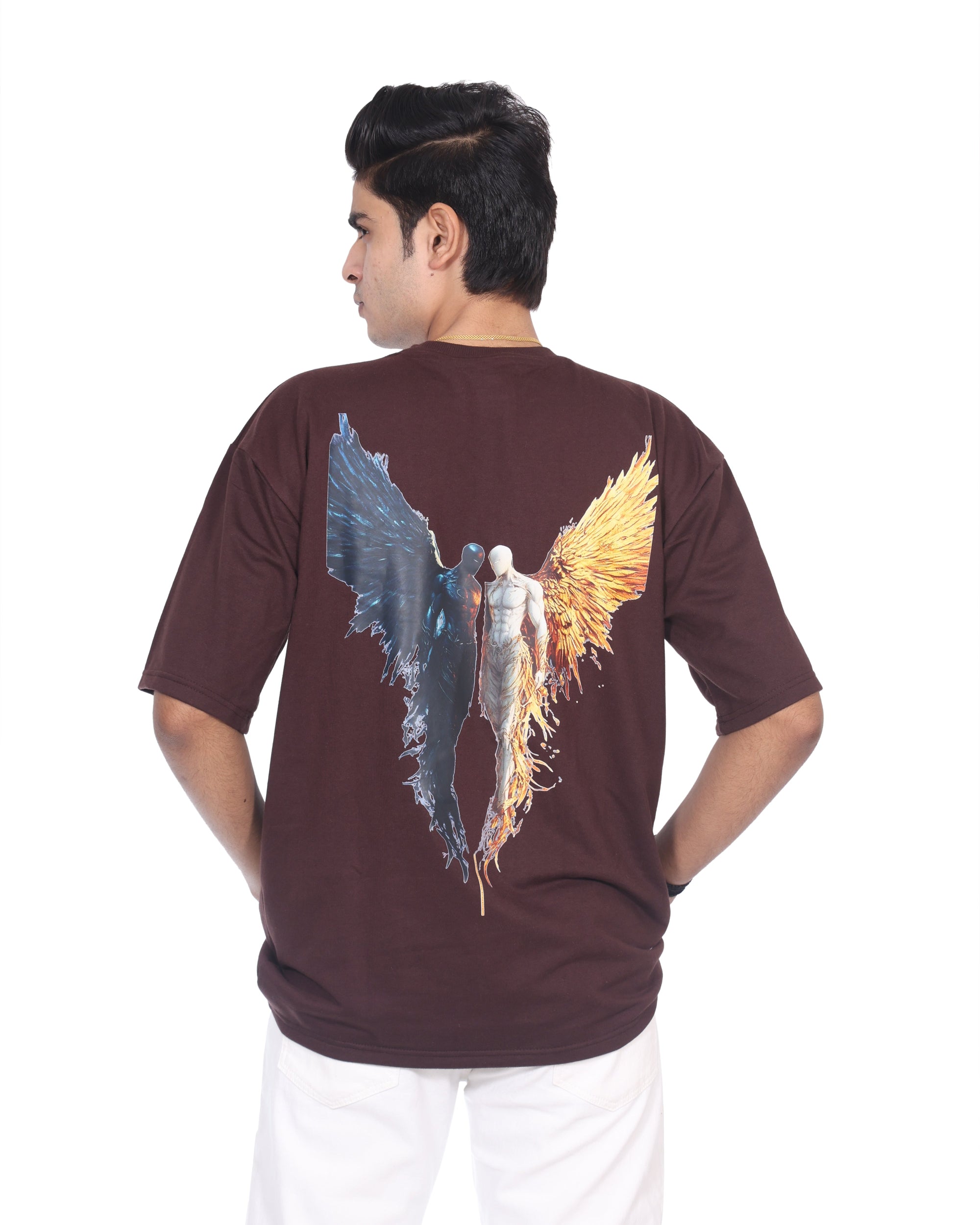 DEVIL & ANGEL Oversize T-shirt