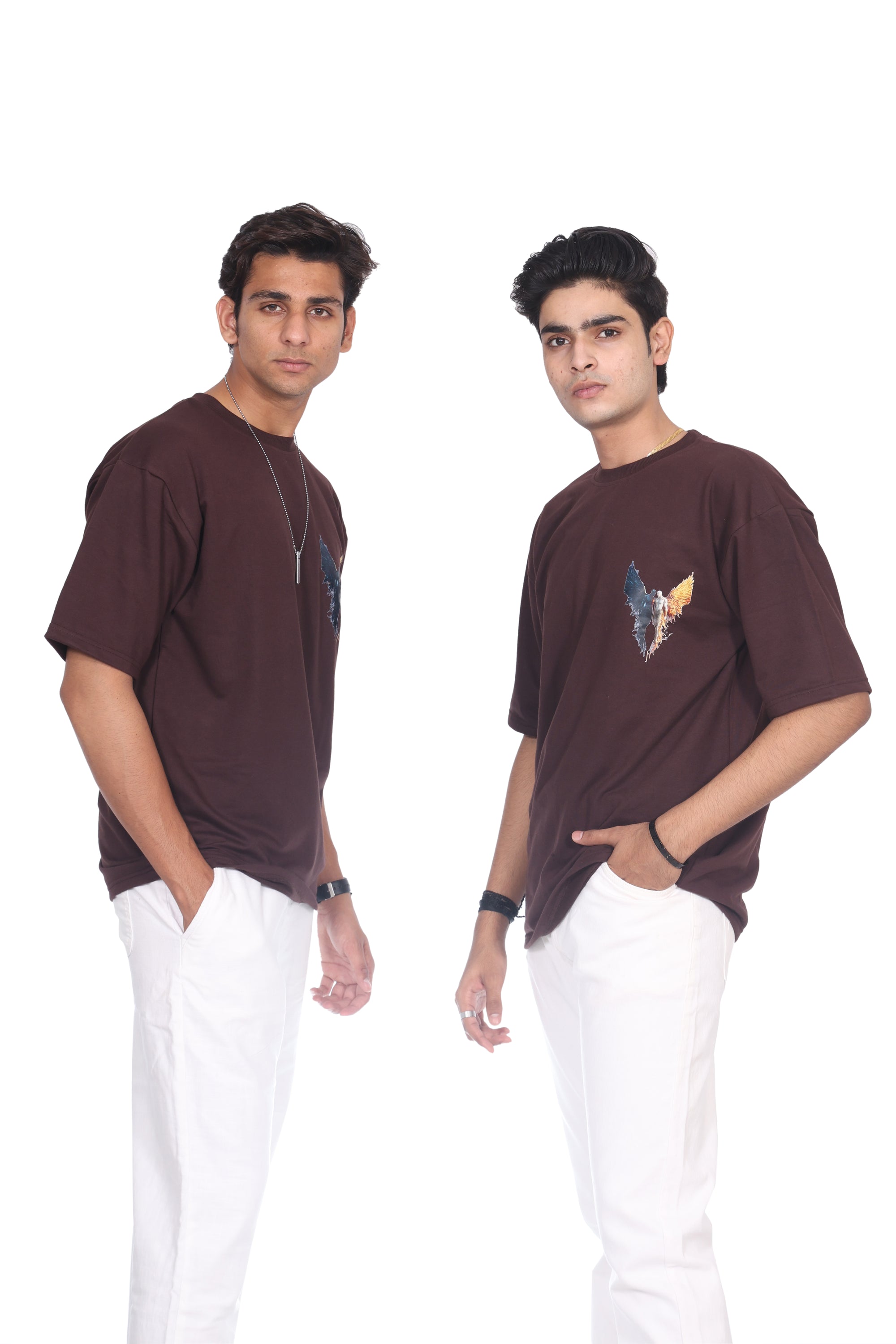 DEVIL & ANGEL Oversize T-shirt